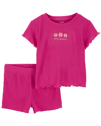 Toddler 2-Piece Little Dreamer Loose Fit Pajama Set, 