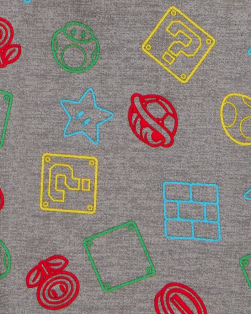 Kid Super Mario Bros™ Loose Fit 2-Piece Pajamas, image 3 of 4 slides