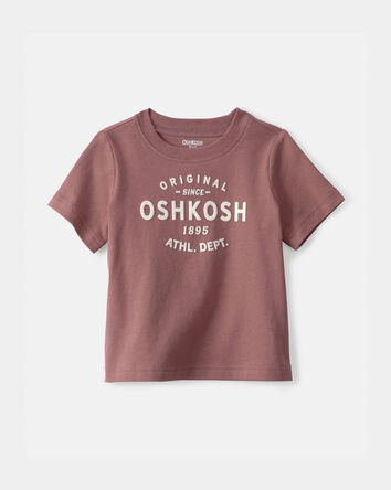 Baby OshKosh Logo Short-Sleeve Graphic Tee - Brown, 