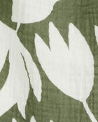 Baby Tropical Floral Sleeveless Tank - Green, image 2 of 3 slides