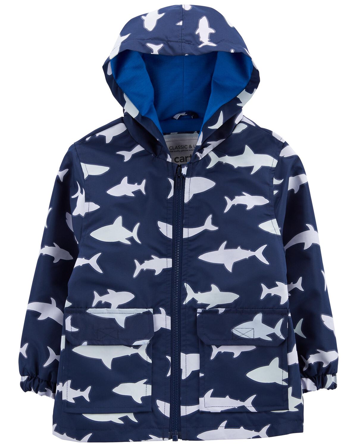Shark Color Changing Baby Shark Rain Jacket