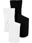 Black/White - Baby 2-Pack Tights