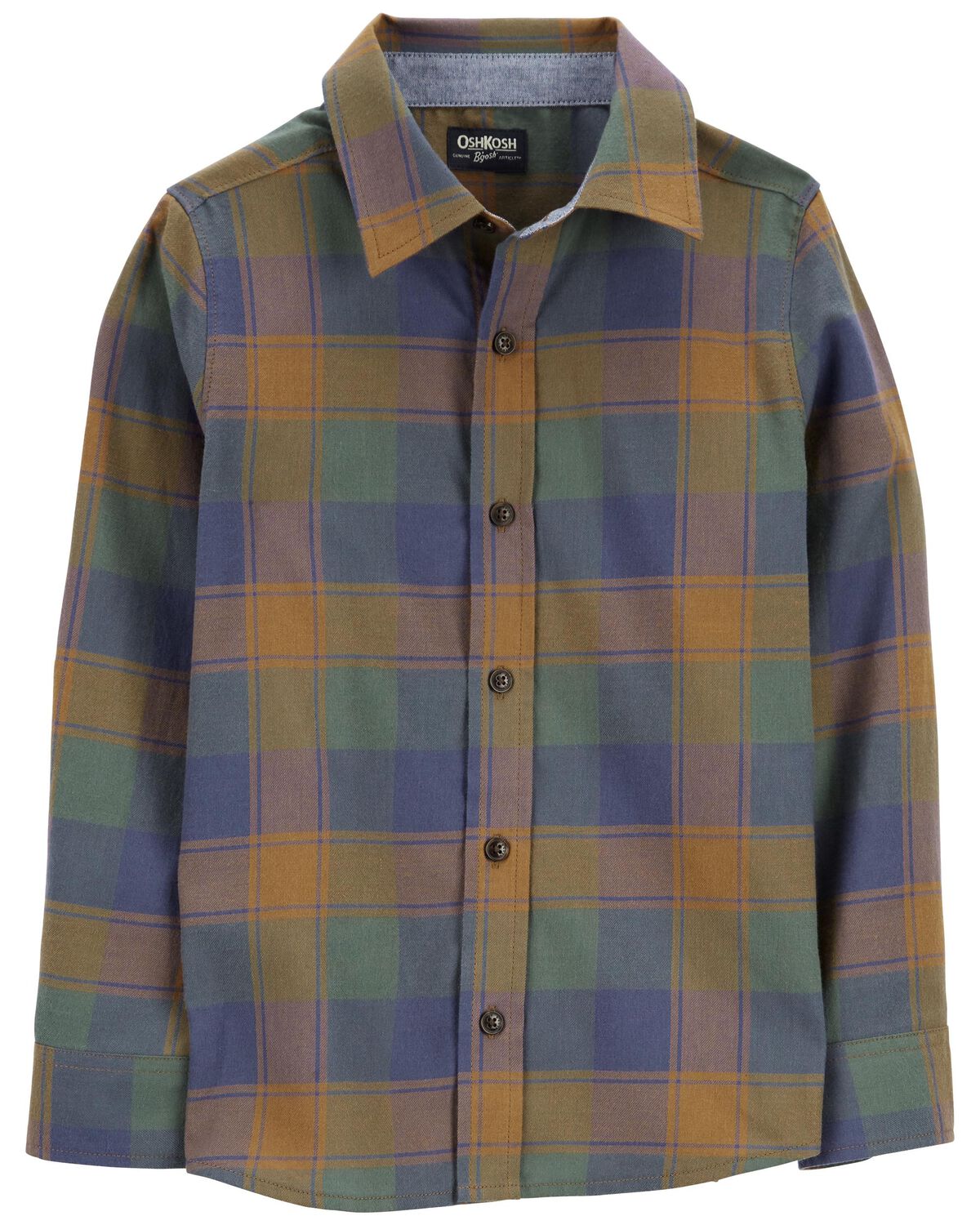 Kid Cozy Flannel Button-Front Shirt