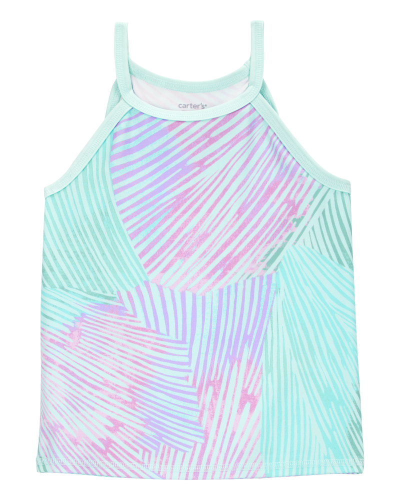 Kid Tie-Dye Print Sleeveless Tank - Blue, image 1 of 3 slides