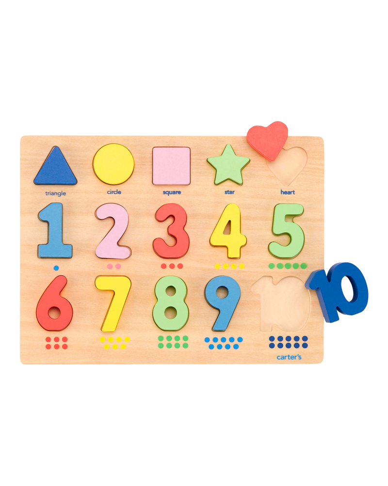Toddler Wooden Activity Puzzle, image 1 of 1 slides