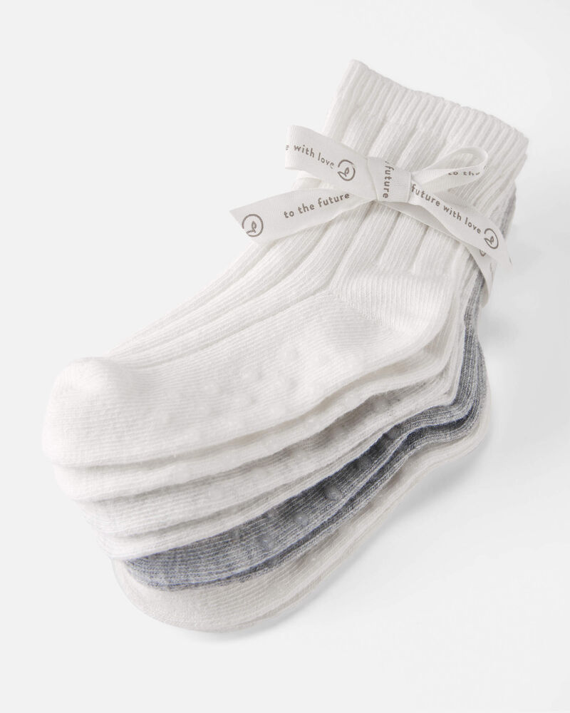 Toddler 4-Pack Slip Resistant Socks, image 2 of 3 slides