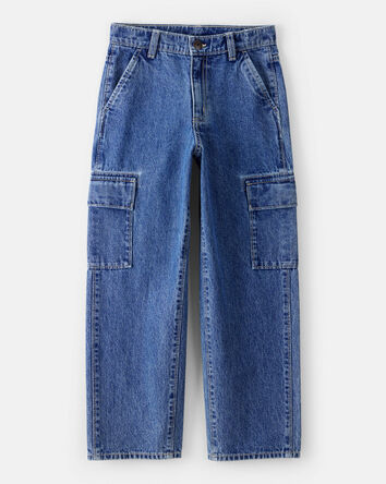 Boys Cargo Jeans - Blue, 