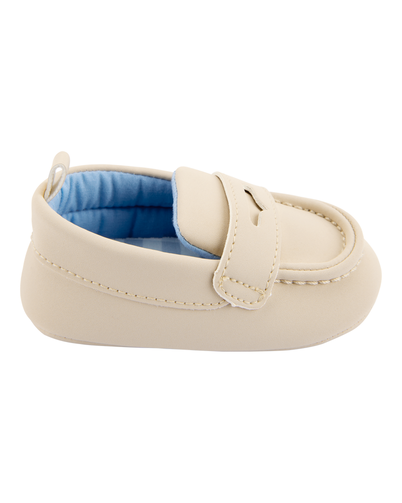 Baby Slip-On Loafer - Cream, image 2 of 7 slides