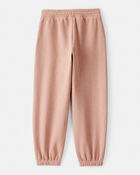 Girls Cotton Joggers - Brown, image 2 of 4 slides