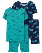 Kid 4-Piece PurelySoft Pajamas, image 1 of 5 slides