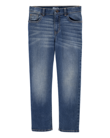 Kid Dark Wash Straight-Leg Jeans, 