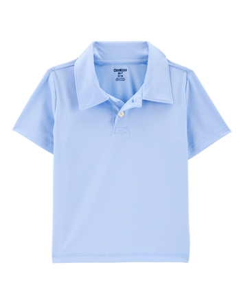 Toddler Active Uniform Polo Shirt in Moisture Wicking BeCool™ Fabric - Blue, 