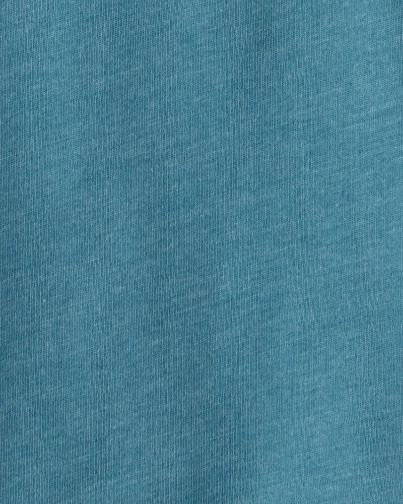 Toddler Boy Long-Sleeve Pocket Tee - Teal, image 2 of 3 slides