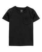 Baby Solid Short-Sleeve Tee - Black, image 1 of 3 slides