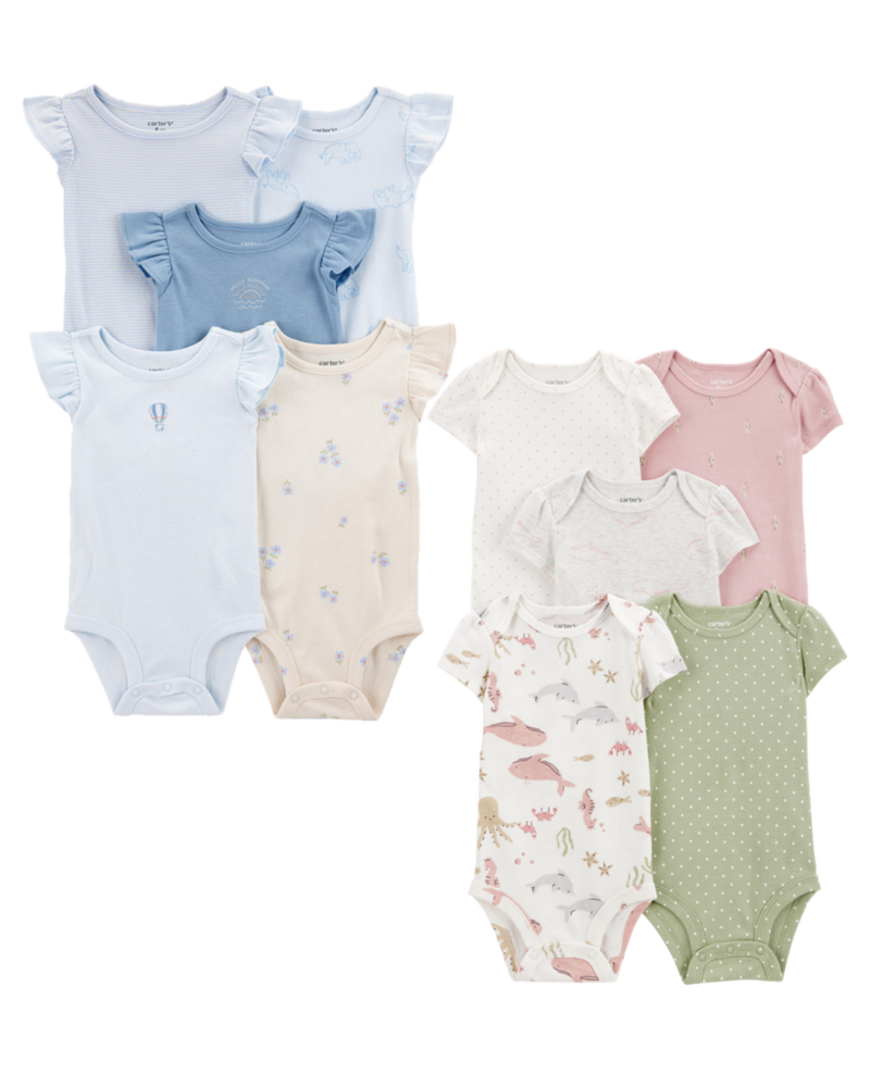 Baby 10-Pack Short-Sleeve Bodysuits, image 1 of 13 slides