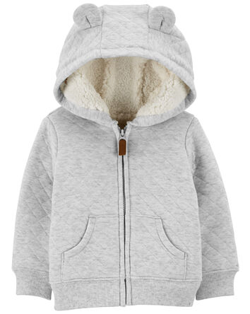 Sherpa-Lined Hooded Jacket, 