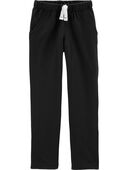Black - Kid Pull-On French Terry Pants