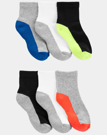 Kid 6-Pack Ankle Socks, 