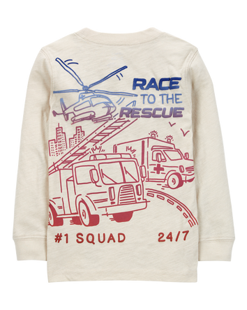 Baby Firefighter Rescue Graphic Tee, 