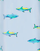 Shark Translucent Rain Jacket - Blue, image 3 of 3 slides