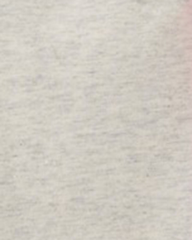Toddler 2-Pack Pink & Grey Cotton Stretch Leggings, image 2 of 3 slides
