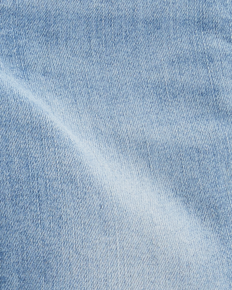 Baby Light Blue Wash Skinny-Leg Jeans, image 3 of 4 slides