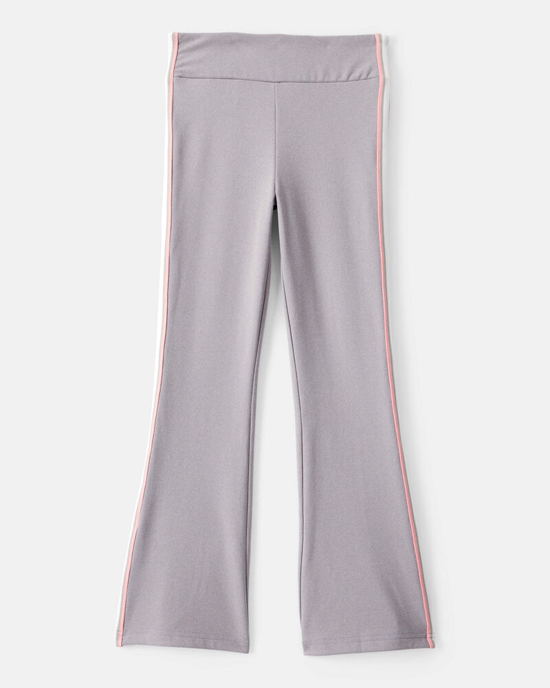 Girls Knit Flare Active Pants - Grey, image 2 of 5 slides