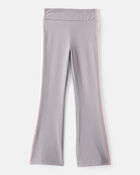 Girls Knit Flare Active Pants - Grey, image 2 of 5 slides
