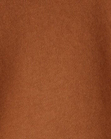 Baby Boy Solid Fleece Long-Sleeve Hoodie - Brown, 
