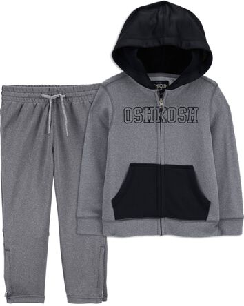 Toddler 2-Piece OshKosh Logo Zip Jacket & French Terry Pants Set
, 