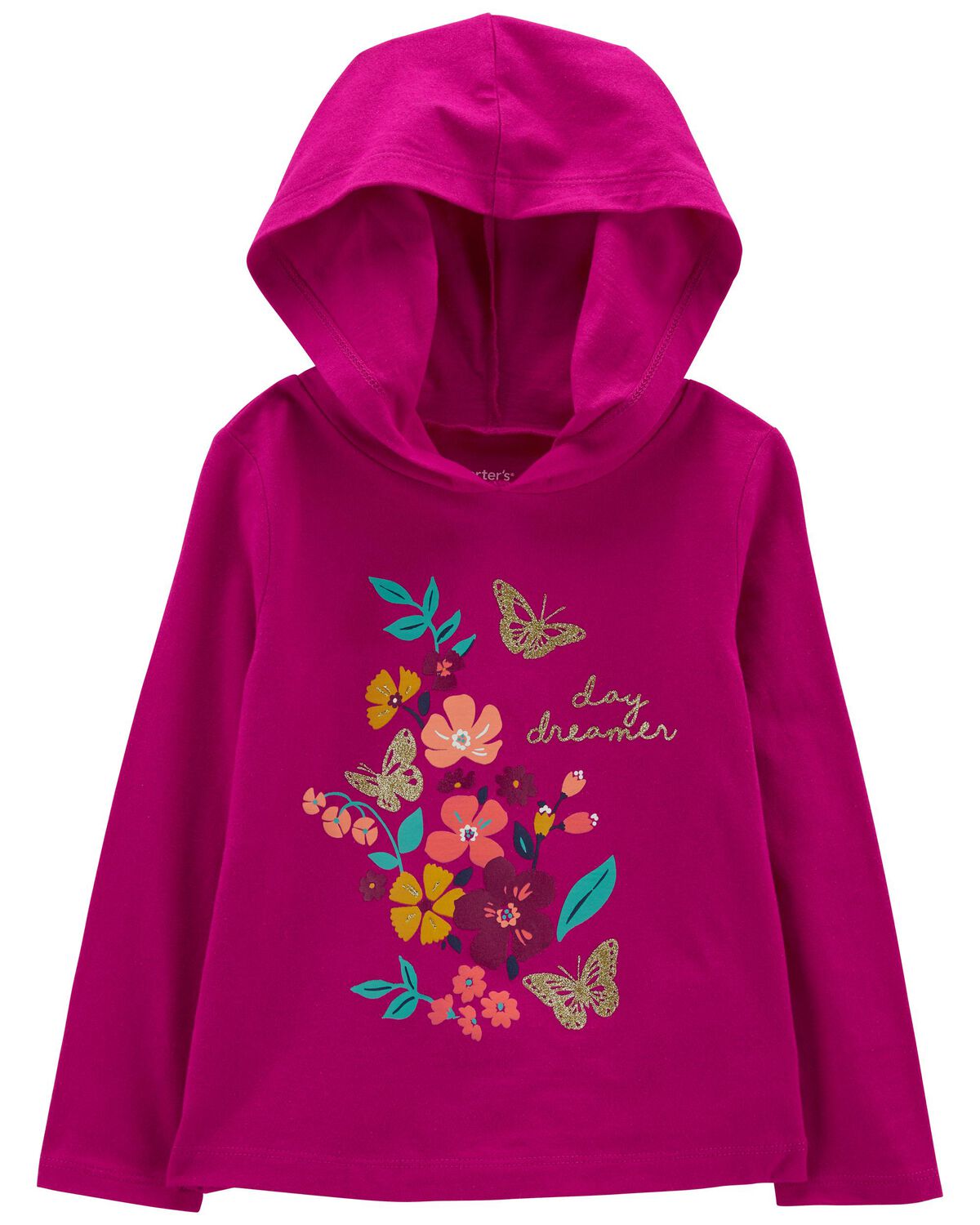 Pink Toddler Day Dreamer Jersey Hoodie | carters.com