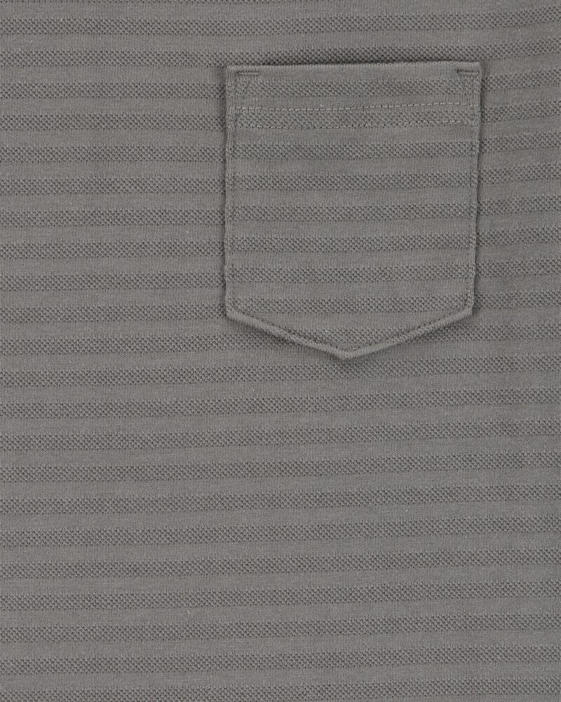 Kid Short-Sleeve  Pocket Tee - Dark Grey, image 2 of 4 slides