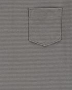 Kid Short-Sleeve  Pocket Tee - Dark Grey, image 2 of 4 slides