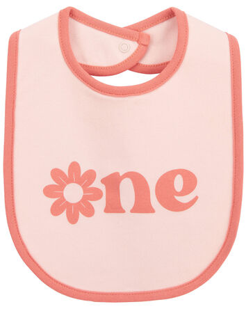 Baby 1st Birthday Teething Bib, 