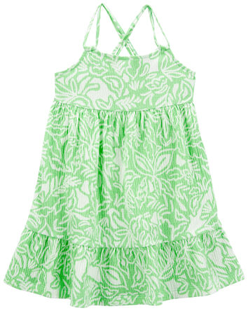 Toddler Floral Gauze Dress, 