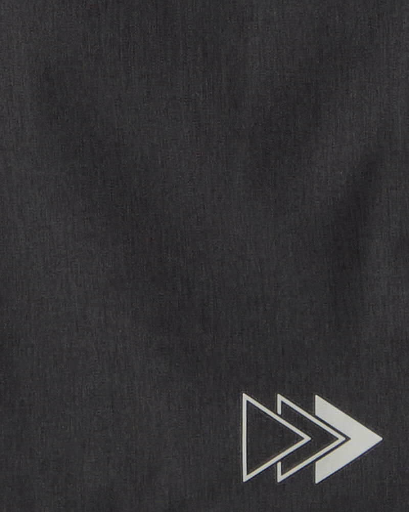 Boys Active Windbreaker - Black, image 2 of 3 slides