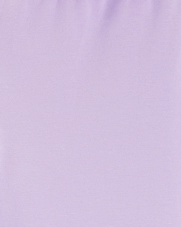 Baby 2-Pack Turquoise & Purple Cotton Stretch Leggings