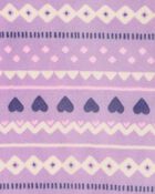 Kid 2-Piece Fair Isle Fuzzy Velboa Pajamas, image 2 of 3 slides