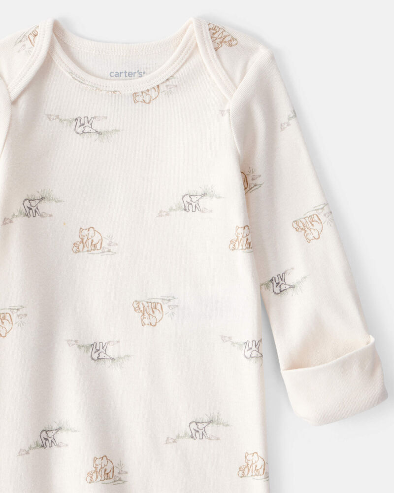 Baby 2-Pack Sleeper Gowns, image 2 of 7 slides