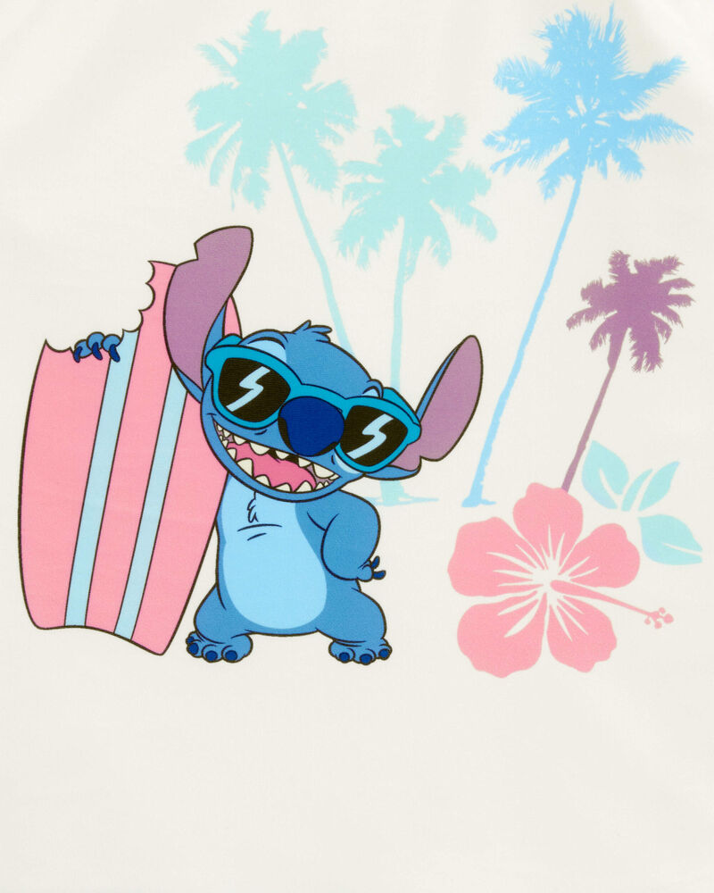 Kid Disney© Lilo & Stitch 2-Piece Rashguard Swimsuit Set - Blue, image 2 of 2 slides