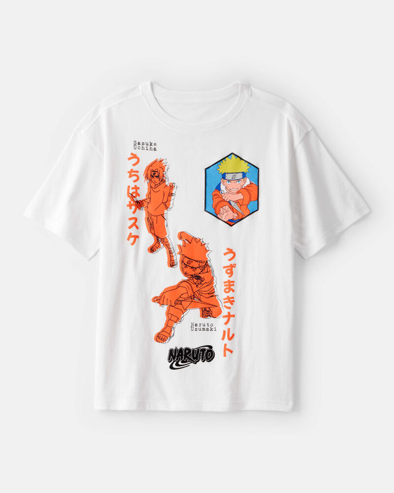 Kid Naruto Short-Sleeve Graphic Tee - White, image 1 of 2 slides