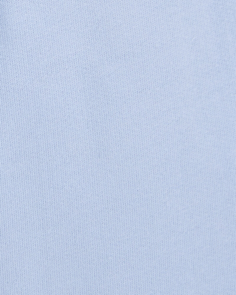 Baby Pull-On French Terry Joggers - Blue, image 3 of 4 slides