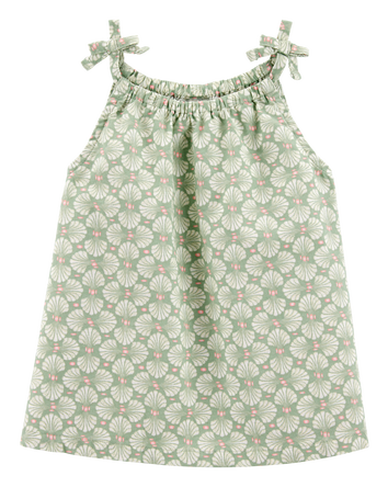 Baby Tropical Print Tank - Green, 