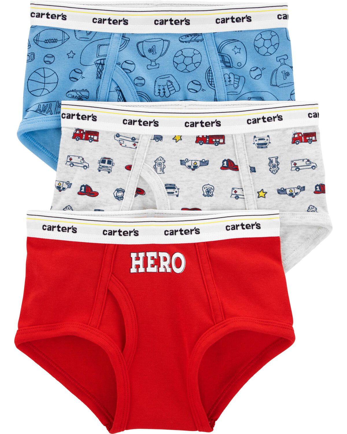 3-Pack Hero Cotton Briefs Underwear