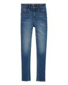 Kid Medium Blue Wash Skinny-Leg Jeans, image 1 of 5 slides