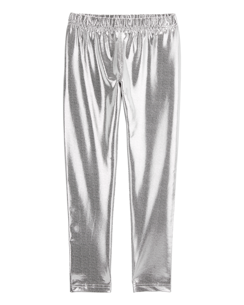 Kid Metallic Leggings, image 1 of 5 slides