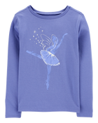 Kid Ballerina Long-Sleeve Graphic Tee, image 1 of 3 slides