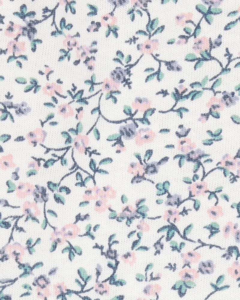 Baby Floral Short-Sleeve Bodysuit, image 2 of 3 slides