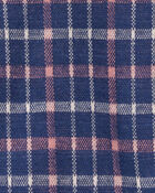 Toddler Girl Plaid Print Knit Skort - Navy/Blue, image 3 of 4 slides
