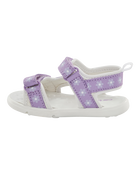 Baby Every Step® First Walker Floral Sandals - Purple/White, image 6 of 7 slides